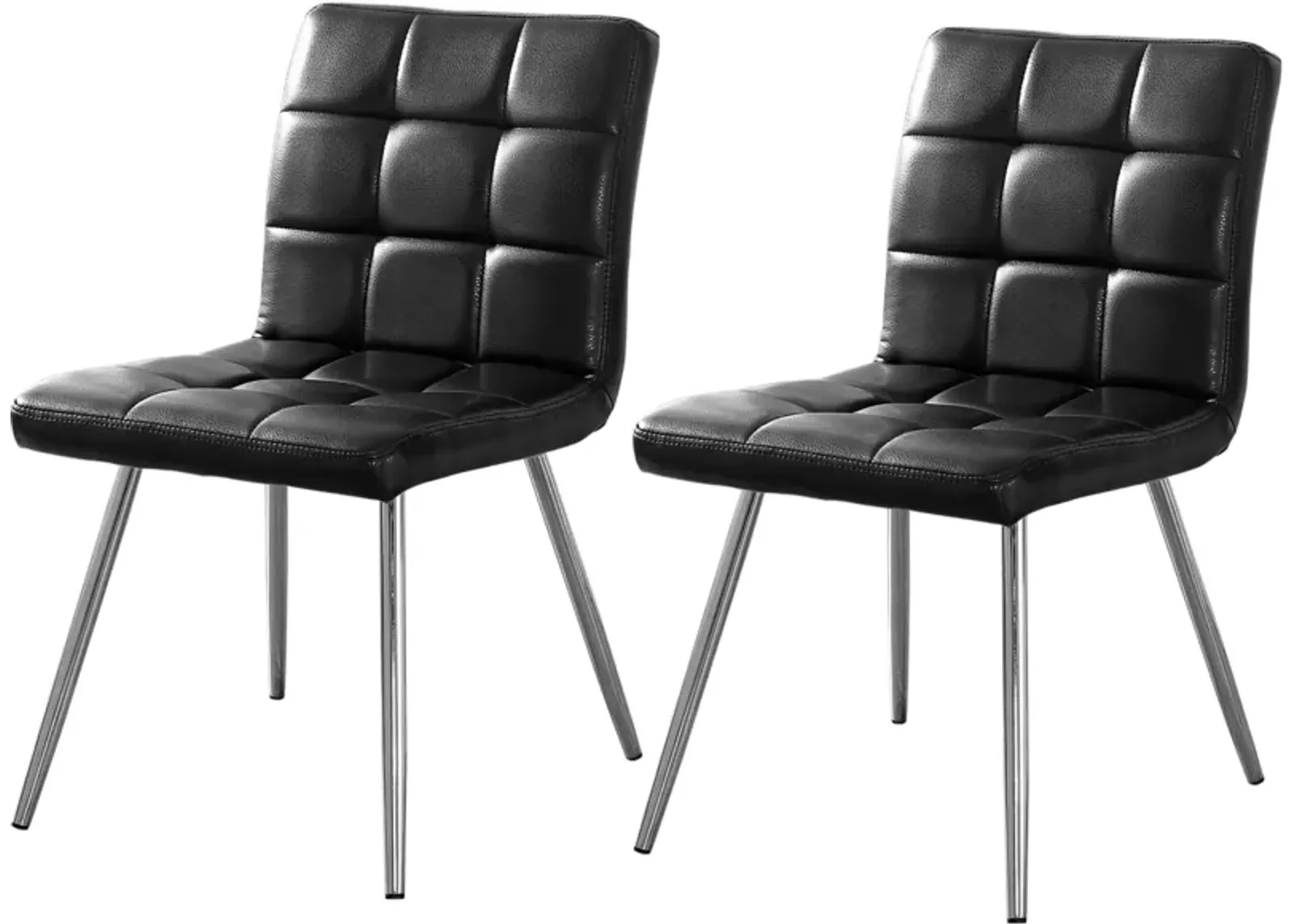 Mack Set of 2 Dining Chairs - Black