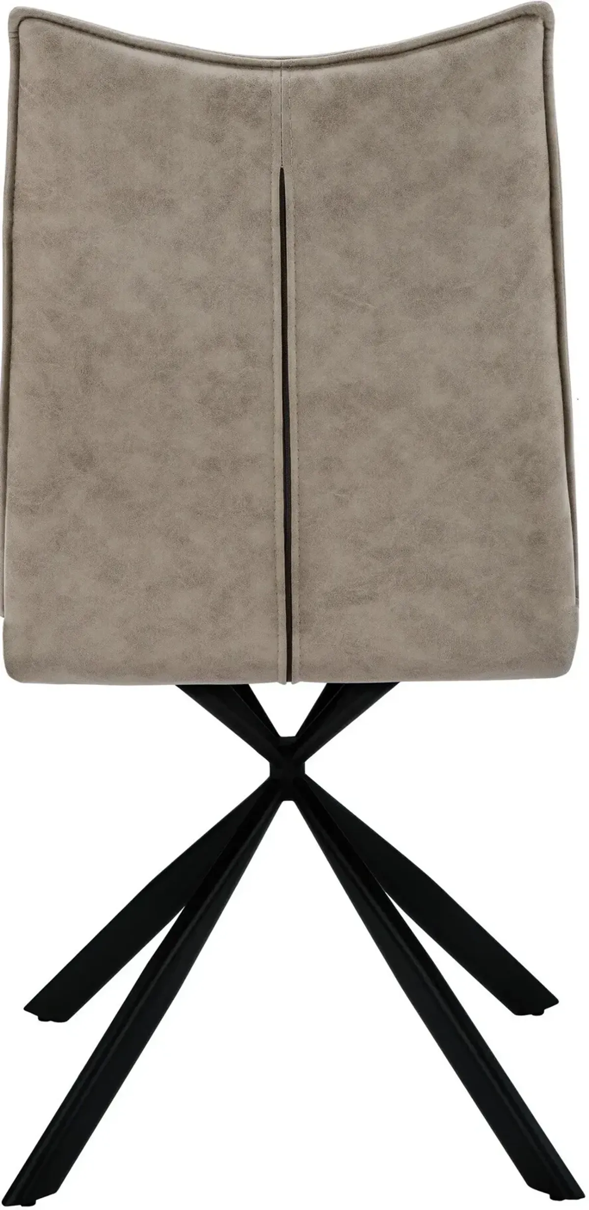 Dex Set of 2 Dining Chairs - Beige/Black