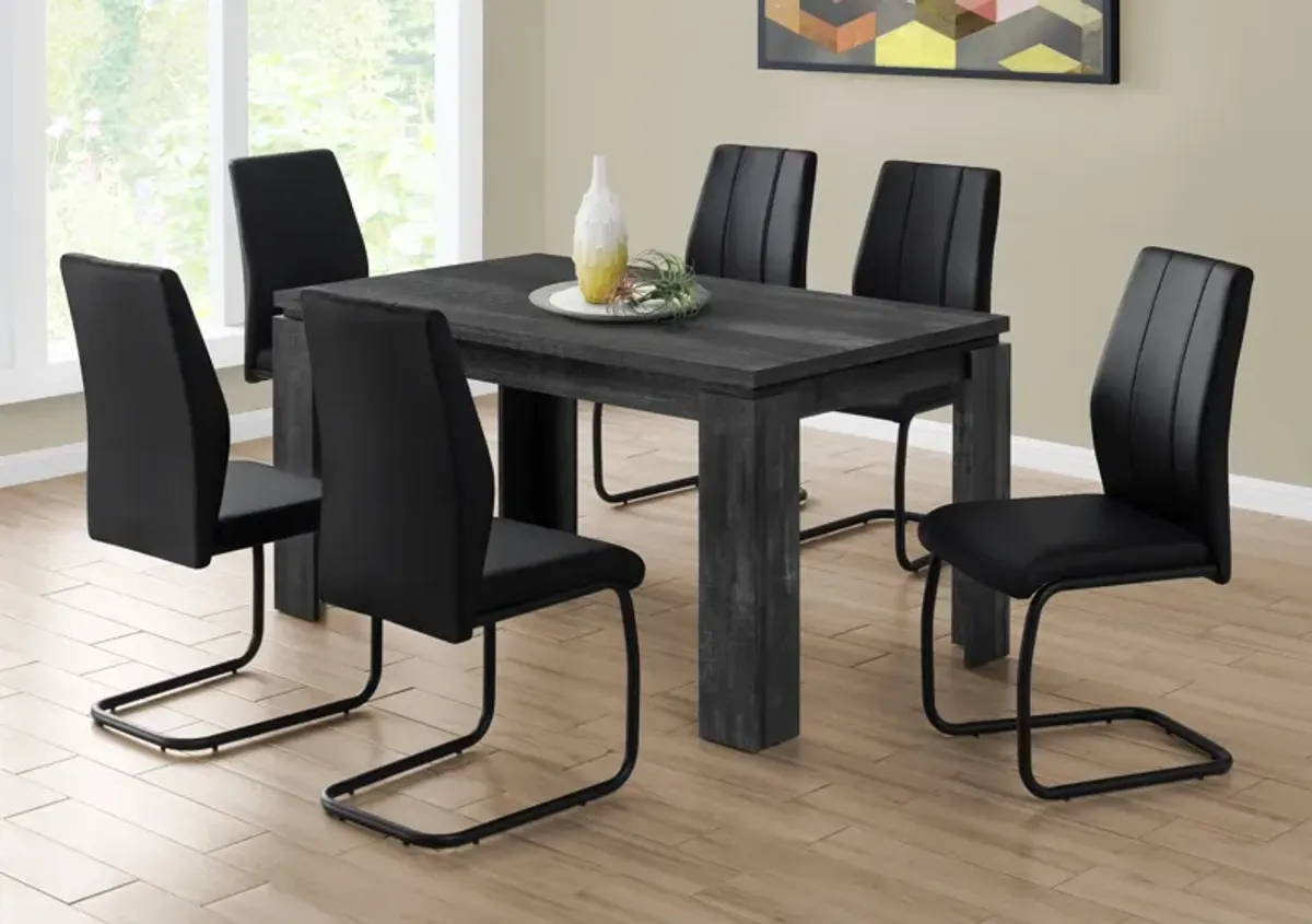 Xander 60" Dining Table - Black