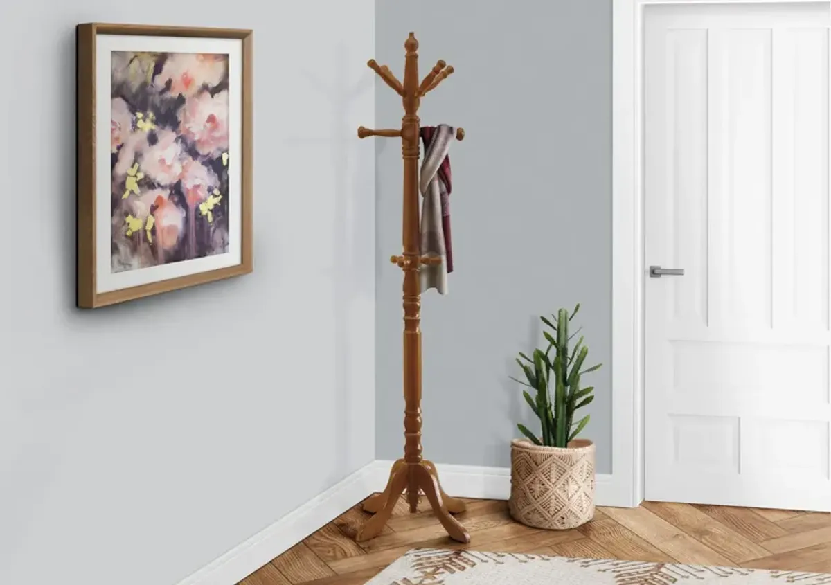 Cornelius Coat Rack - Light Brown