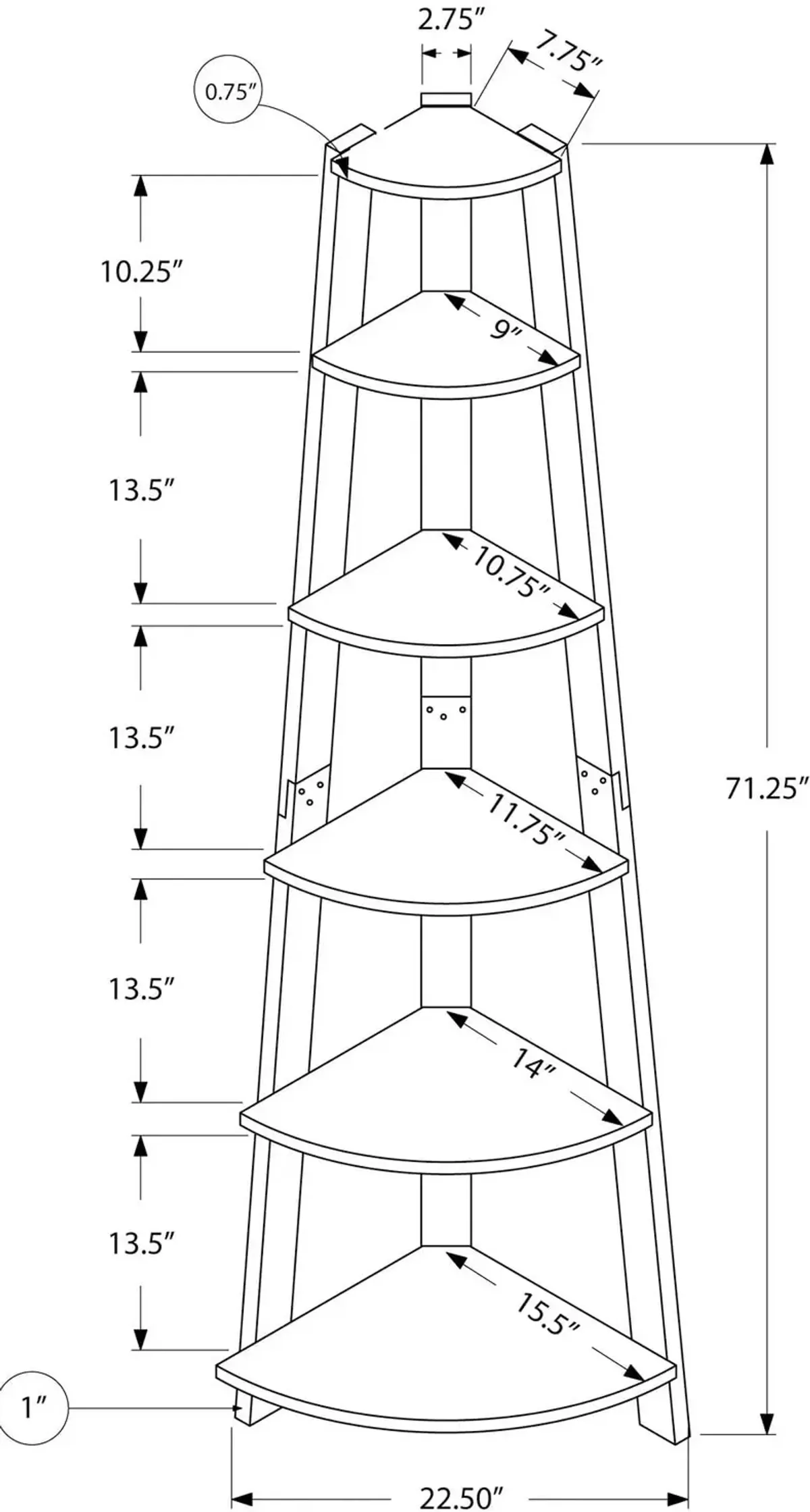 Irma Corner Etagere