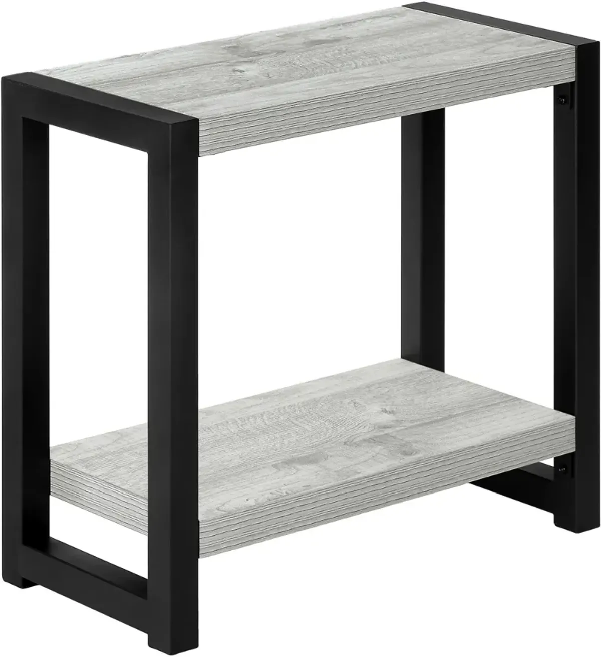 Doran End Table - Gray/Black