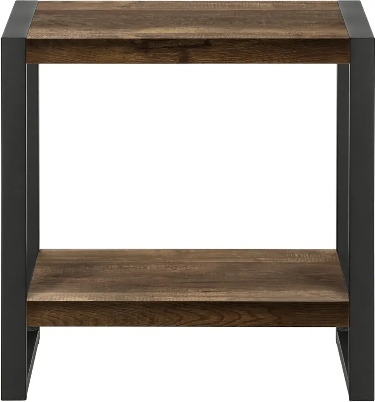 Doran End Table - Brown/Black