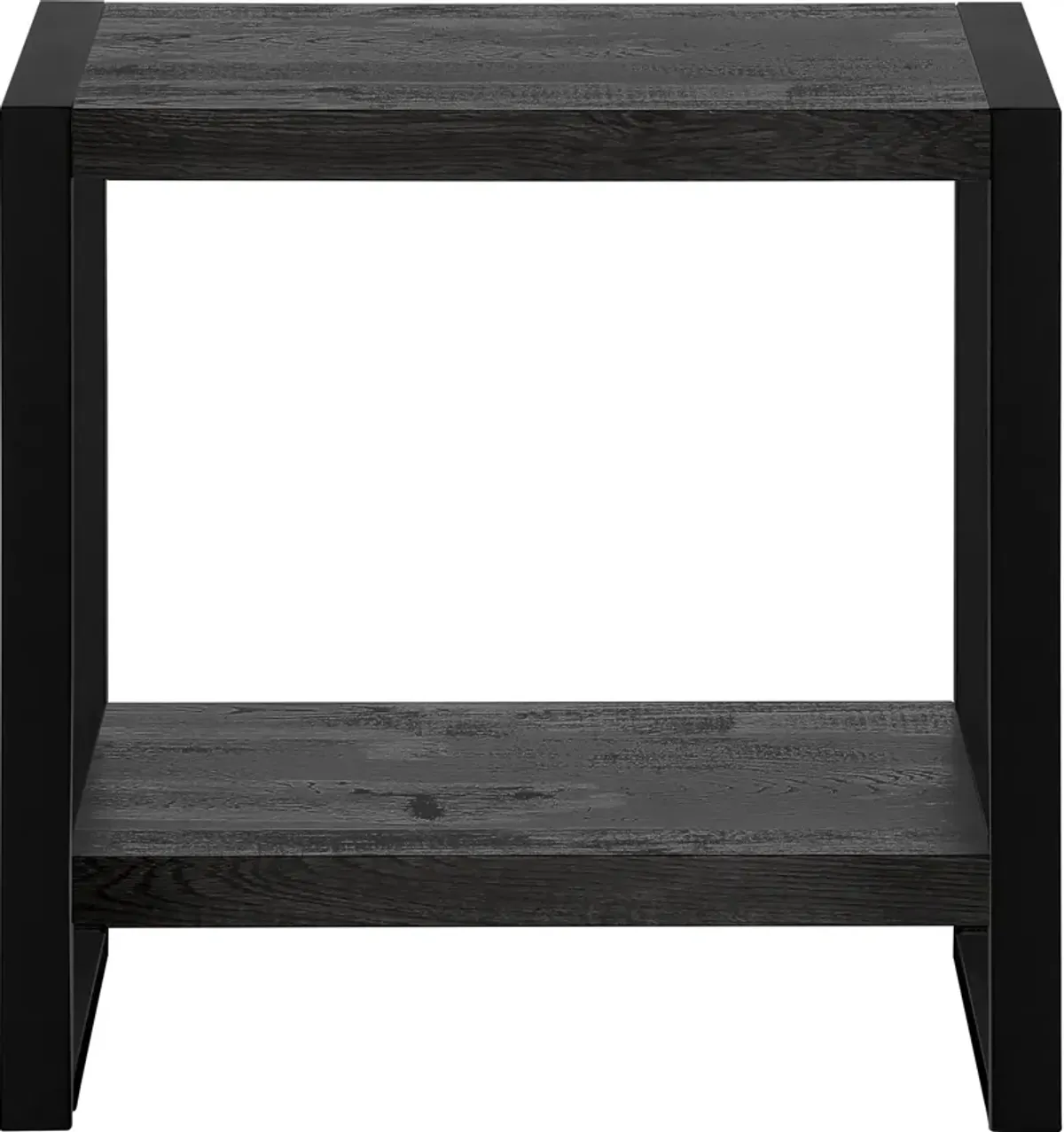 Doran End Table - Dark Gray/Black