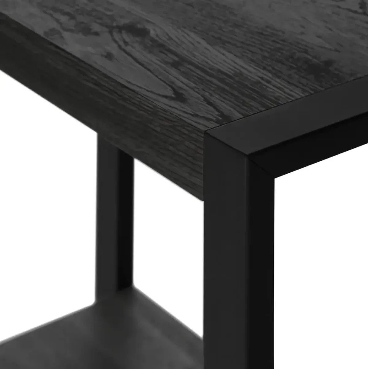 Doran End Table - Dark Gray/Black