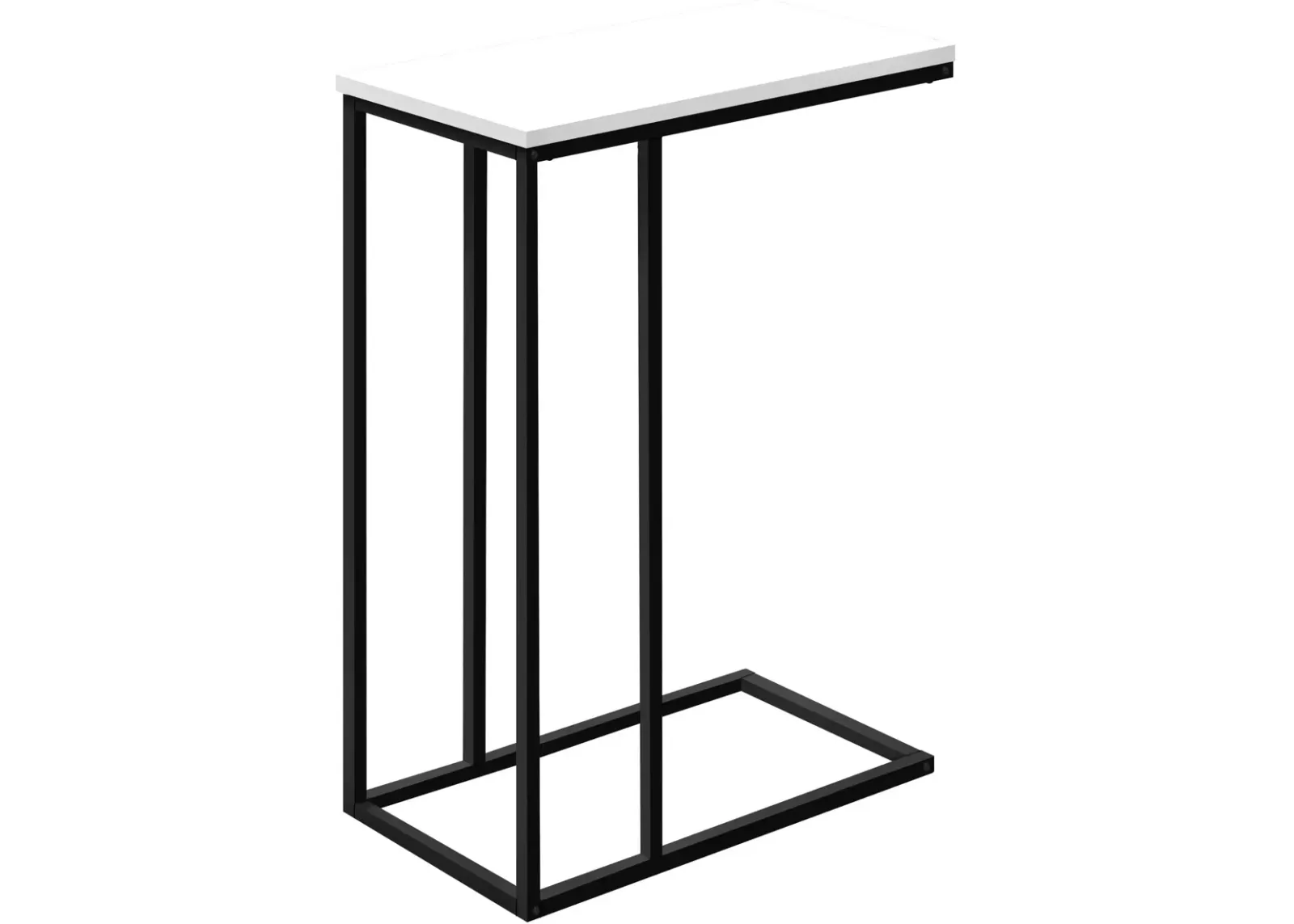 Brigid C-Table - White/Black