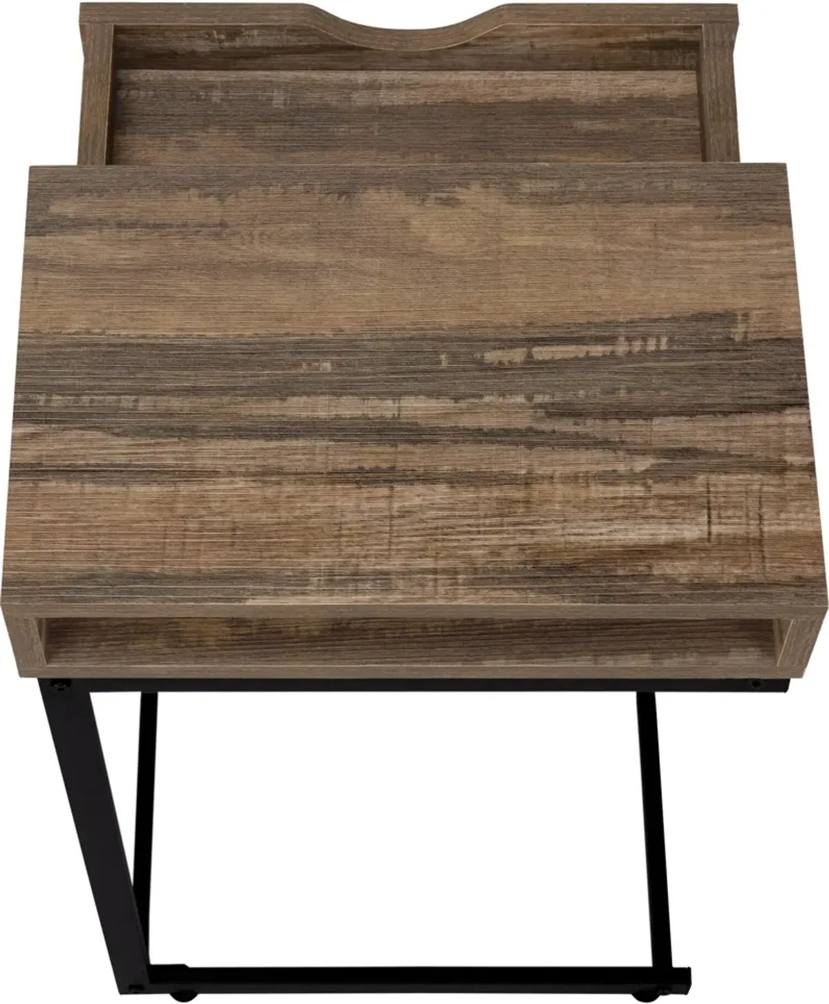 Hugh C-Table - Brown/Black