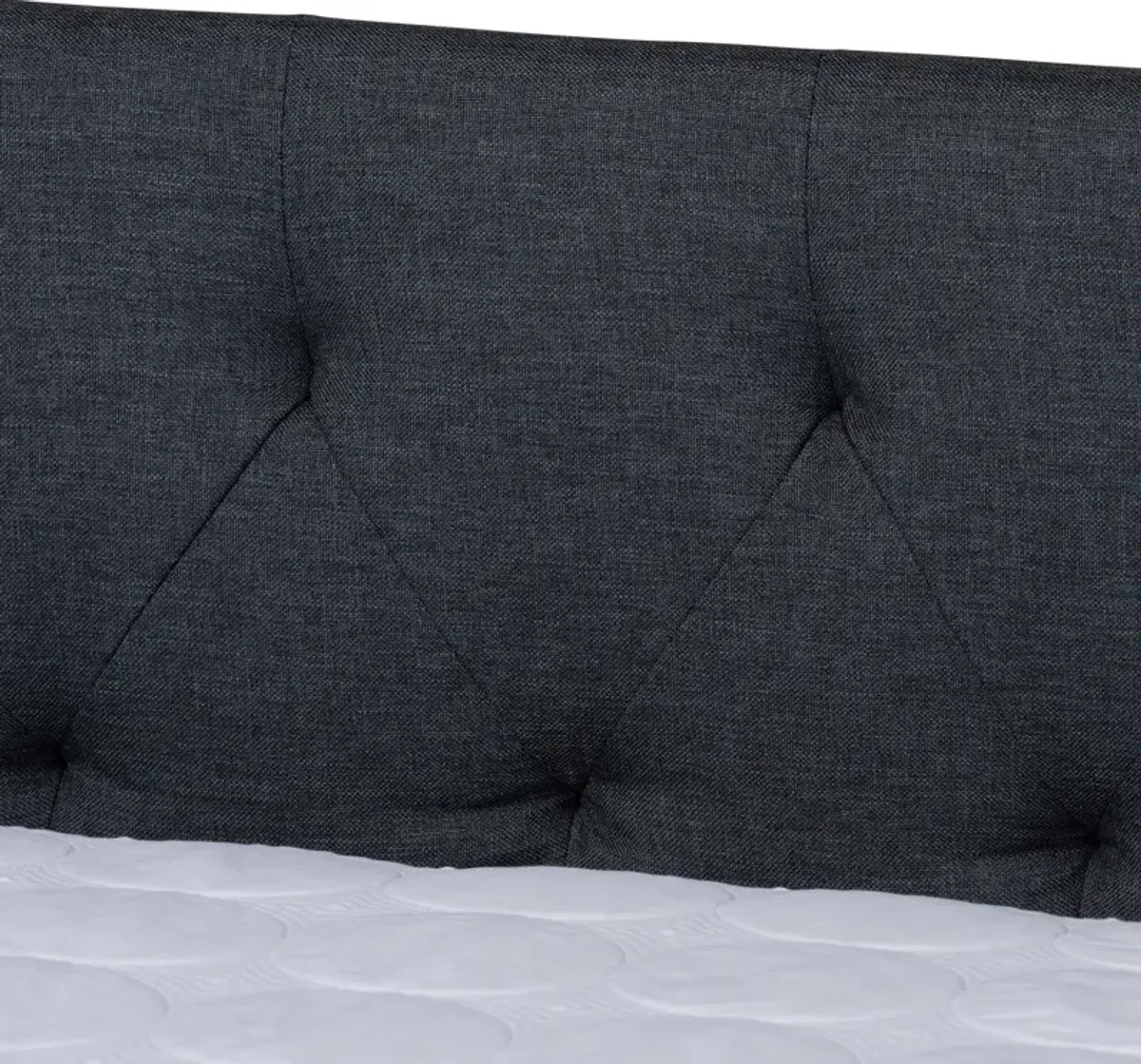 Taite Full Upholstered Daybed with Trundle - Dark Grey