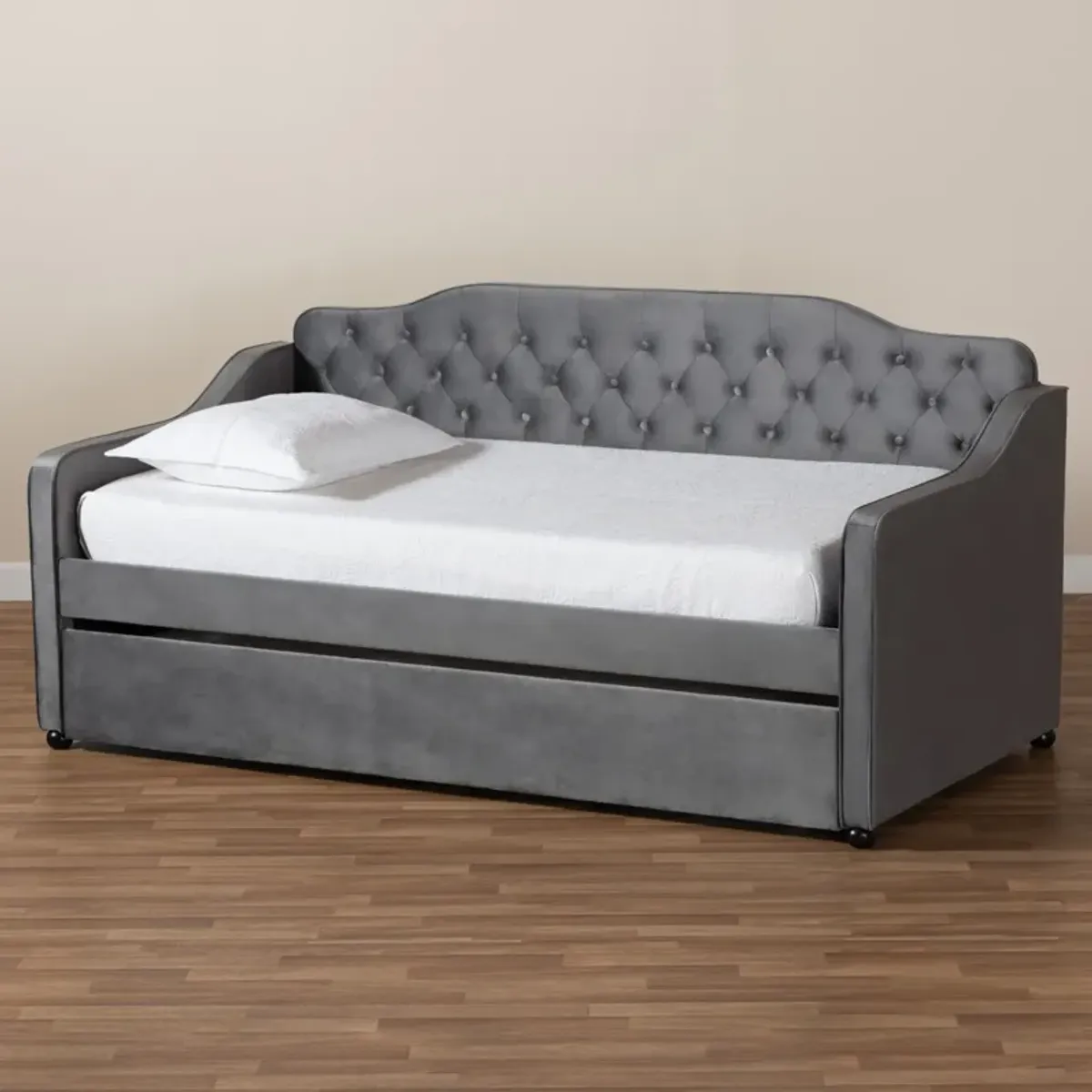 Juana Twin Upholstered Daybed with Trundle