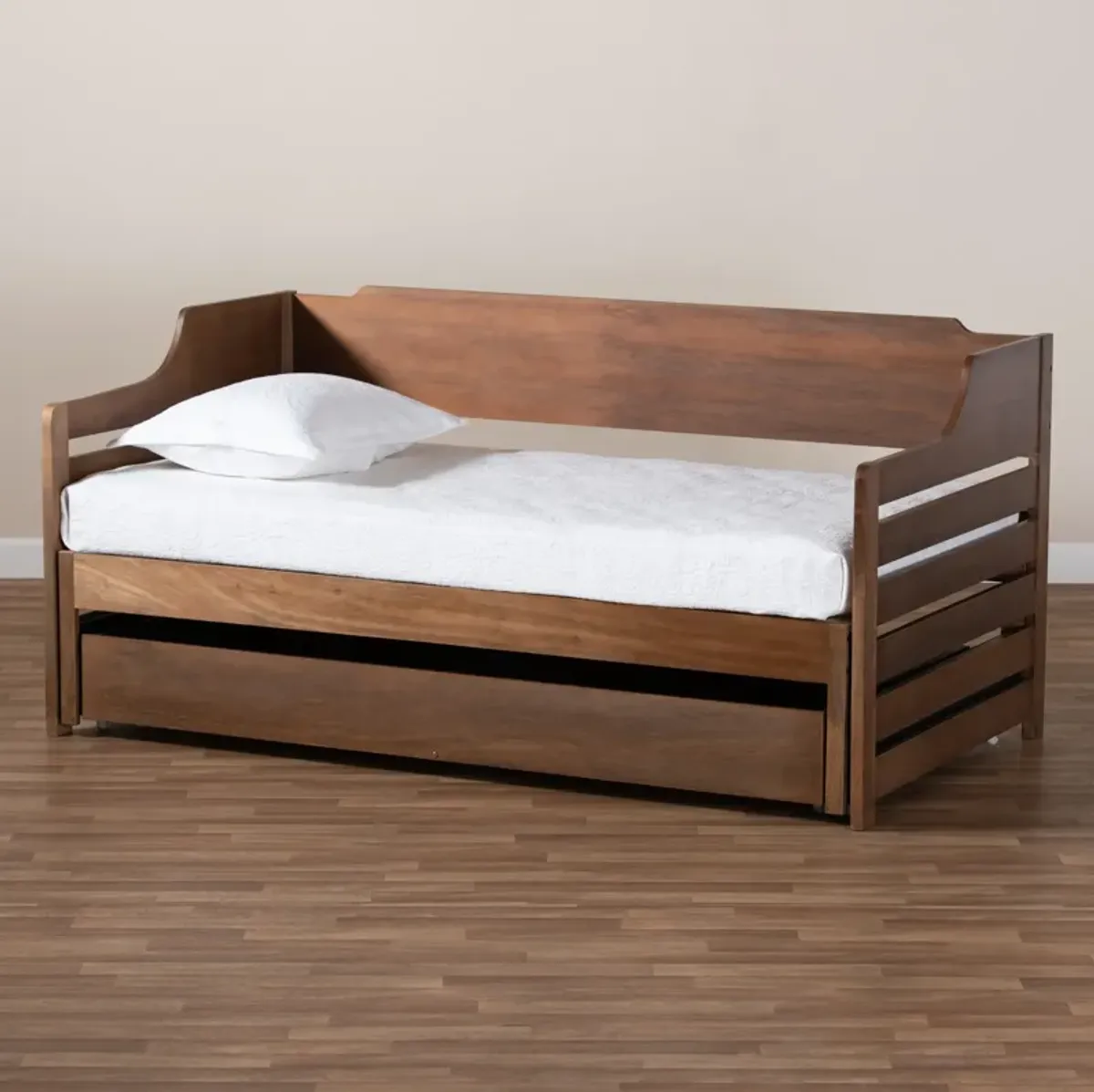 Saskia Expandable Twin Storage Daybed - Walnut