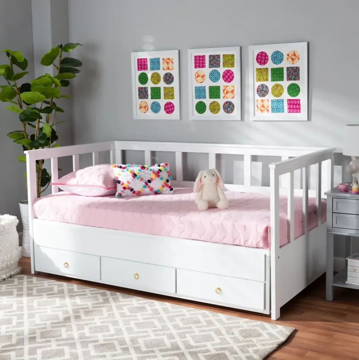 Lilou Expandable Twin Storage Daybed