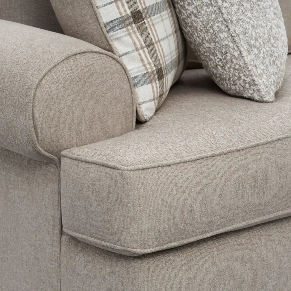 Emory Sofa, Loveseat and Chair - Beige