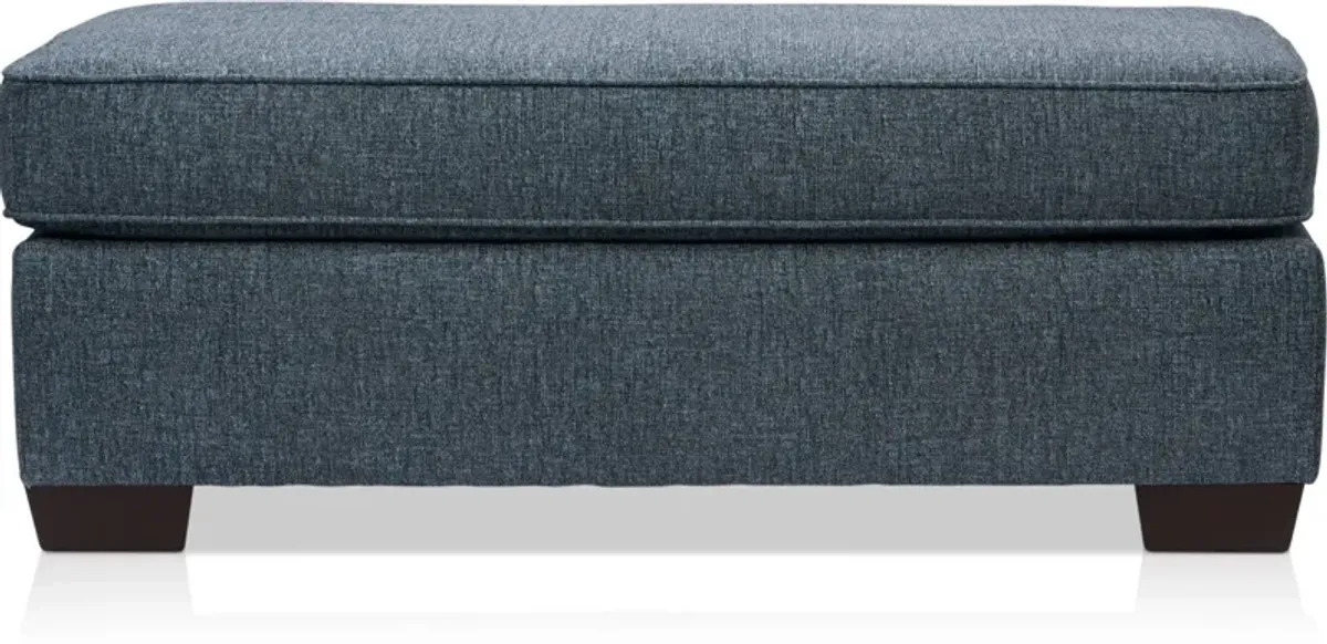 Emory Ottoman - Navy