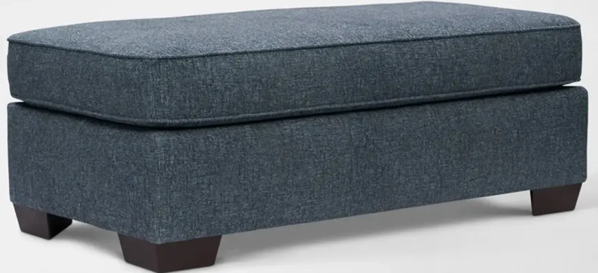 Emory Ottoman - Navy