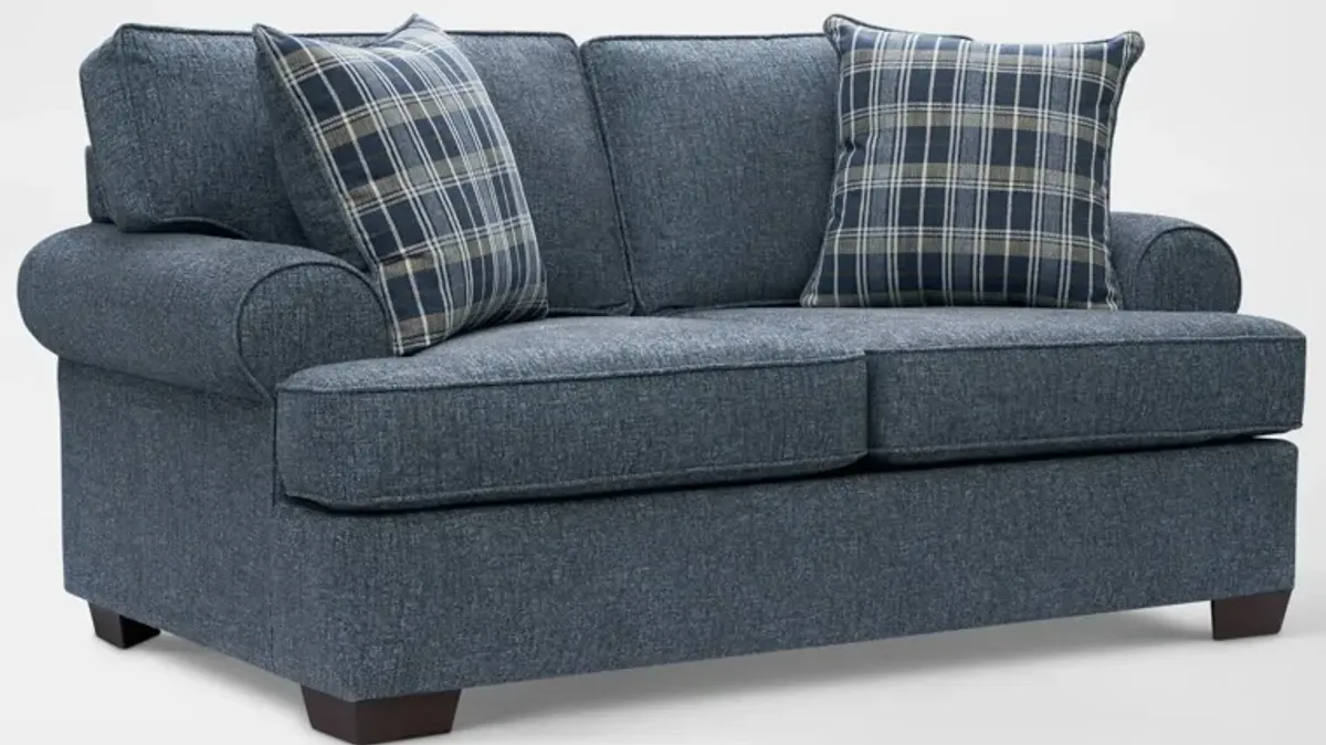 Emory Sofa and Loveseat - Navy