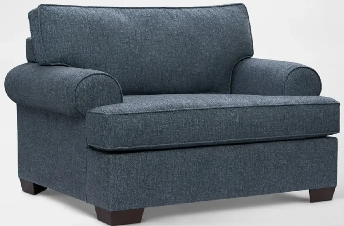 Emory Sofa and Chair - Navy