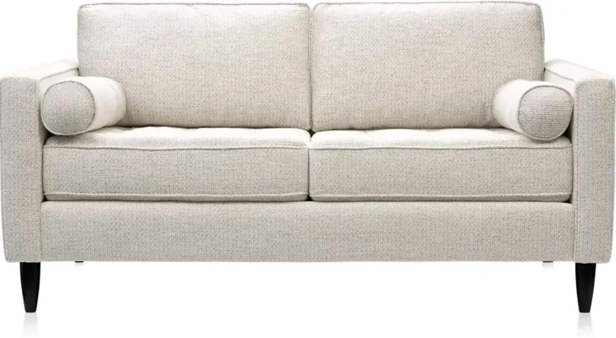 Brie Sofa, Loveseat, Chair and a Half and Ottoman Set - Beige