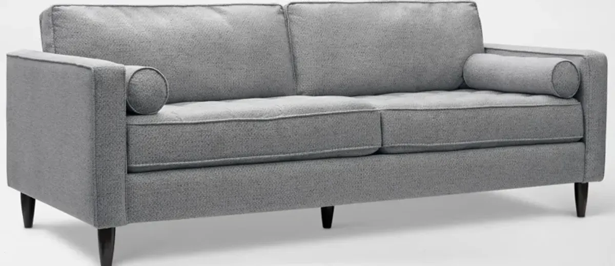 Brie Sofa and Loveseat Set - Gray