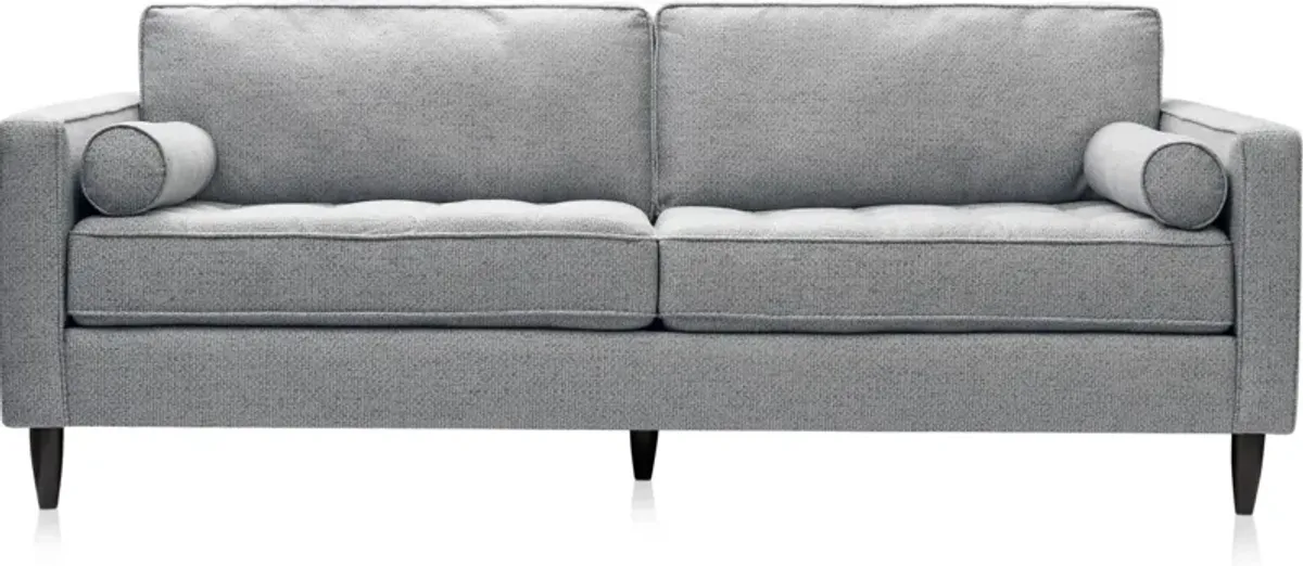 Brie Sofa and Loveseat Set - Gray