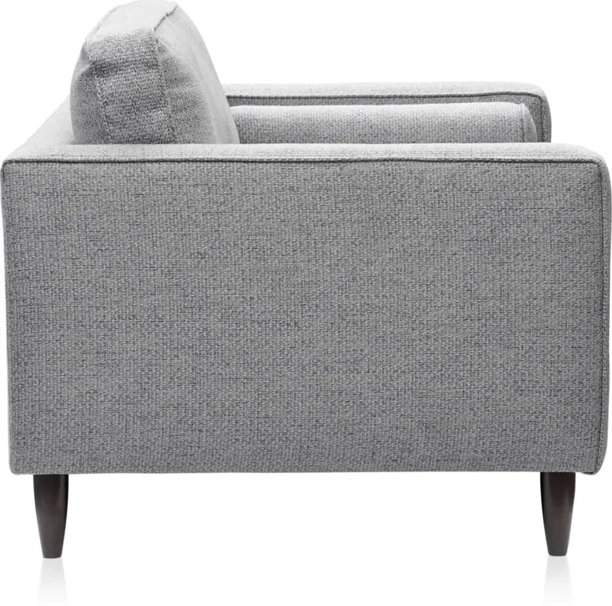 Brie Sofa, Loveseat, Chair and a Half and Ottoman Set - Gray