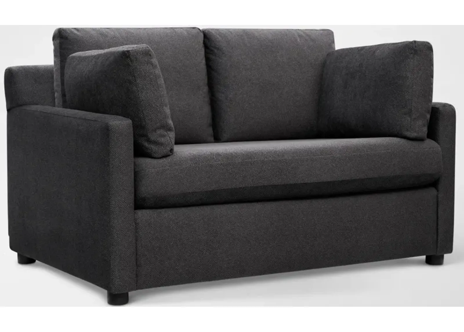 Lena Loveseat - Charcoal