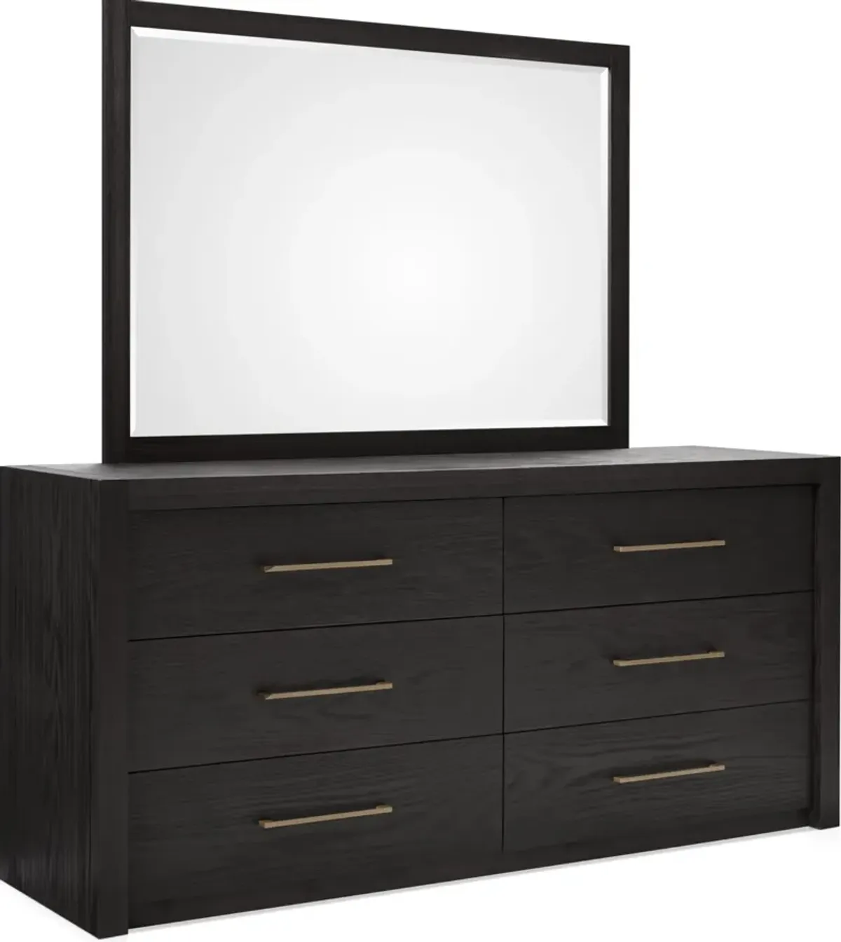 Decker 5-Piece King Storage Bedroom Set with Dresser and Mirror