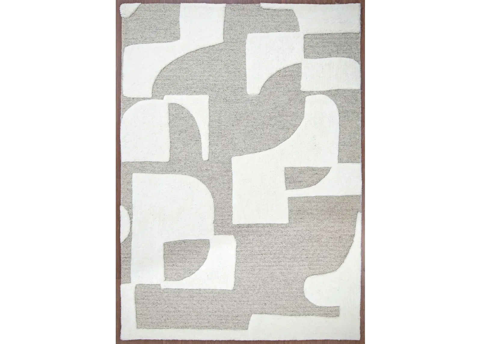 Villena 5' x 8' Area Rug - Ivory/Silver