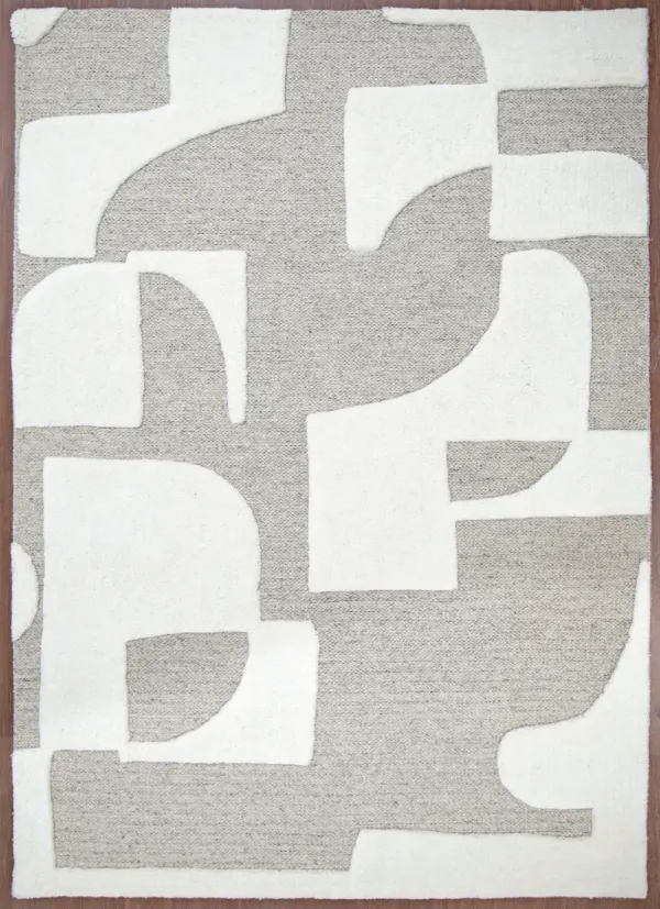Villena 8' x 10' Area Rug - Ivory/Silver