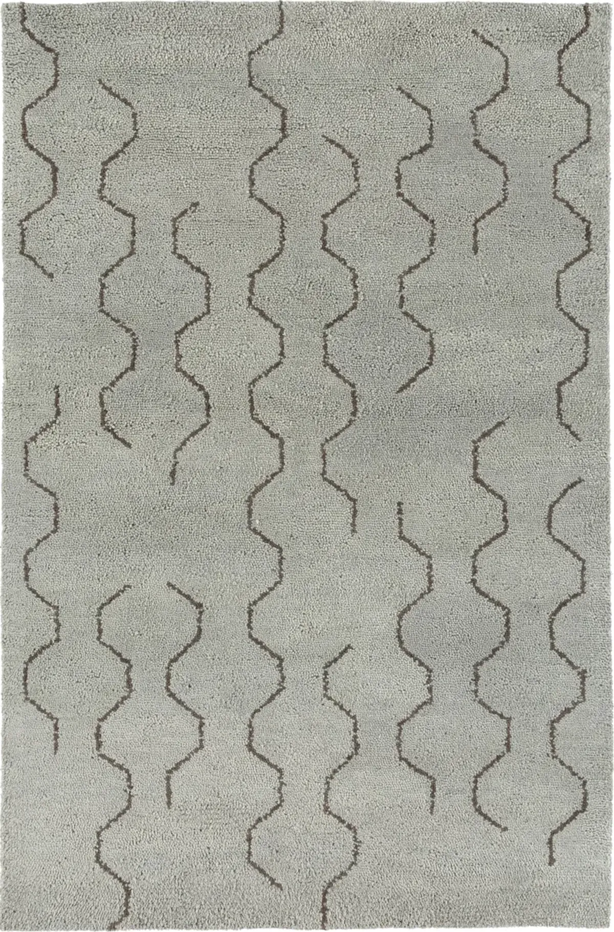 Ardor 4'x 6' Area Rug - Silver Waves