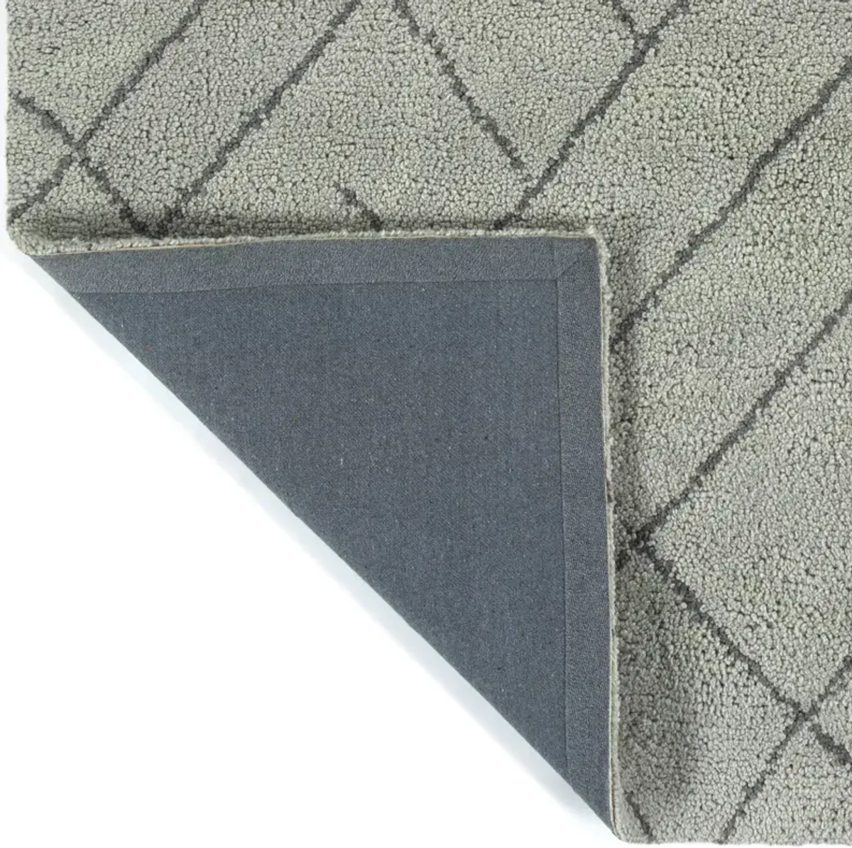 Brioche 2'x 8' Runner Rug - Silver