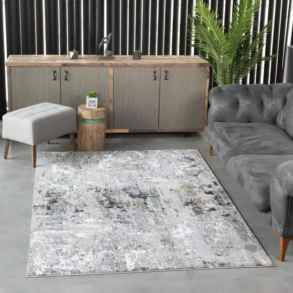 Branford 5' x 8'  Area Rug - Gray