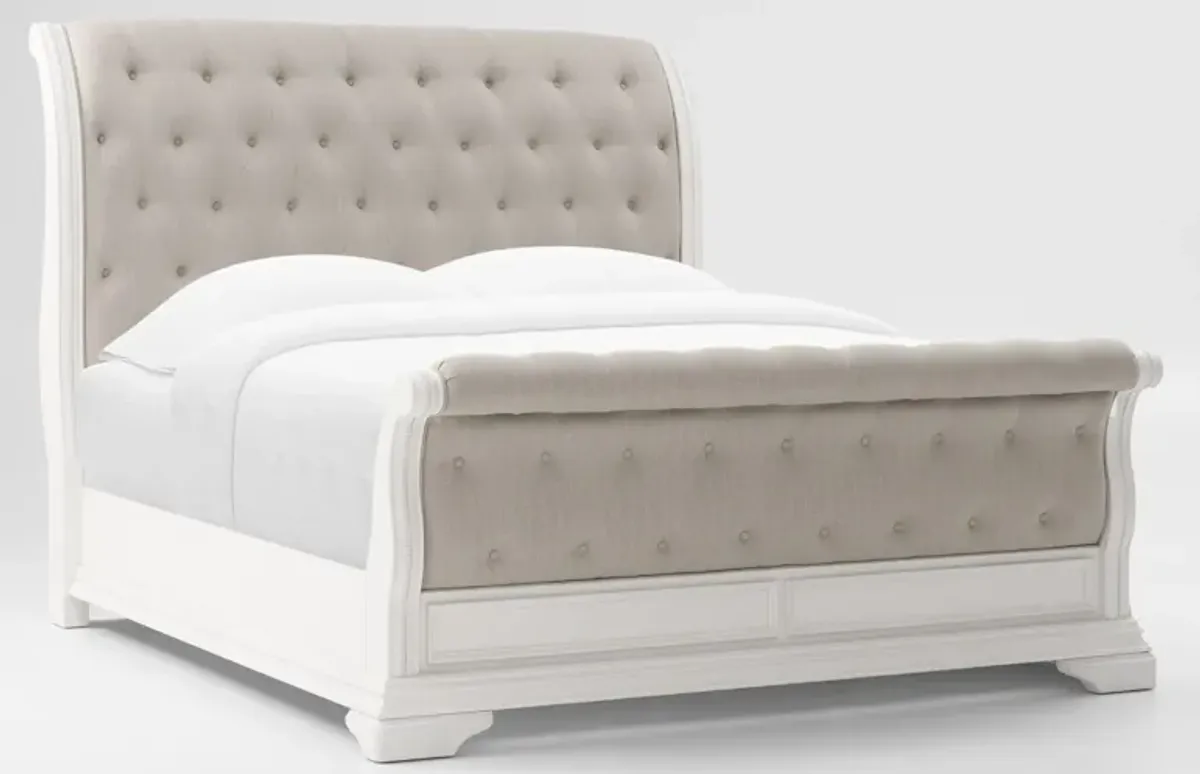 Mayfair King Upholstered Sleigh Bed