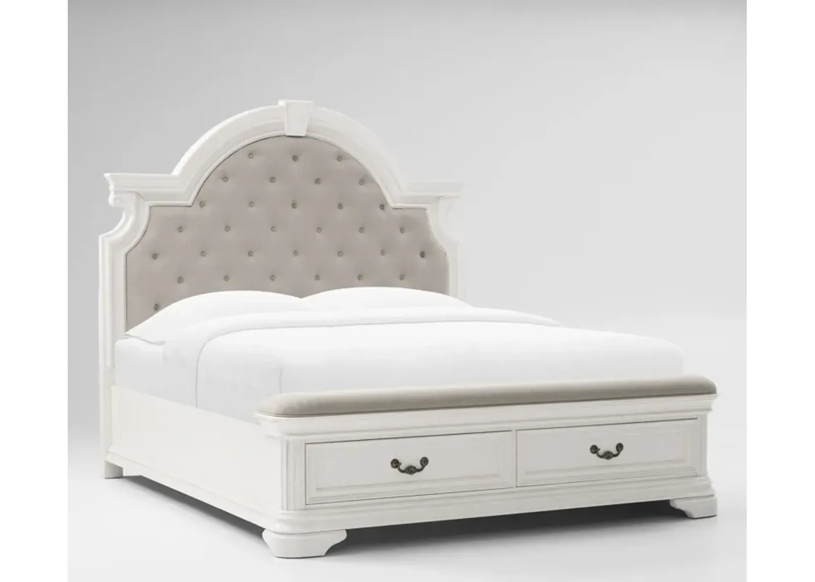 Mayfair Queen Upholstered Storage Bed