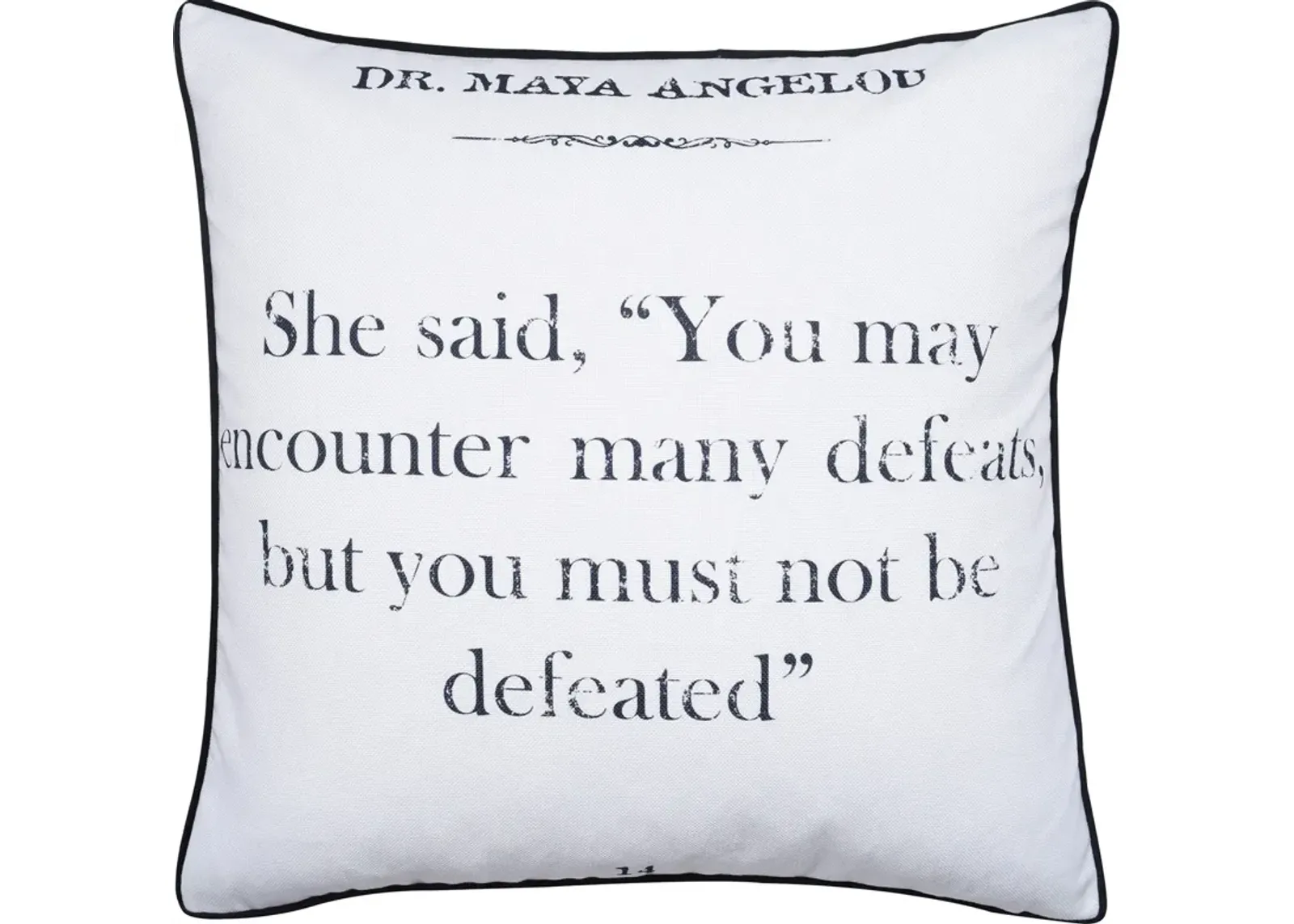 Dr. Maya Angelou Accent Pillow