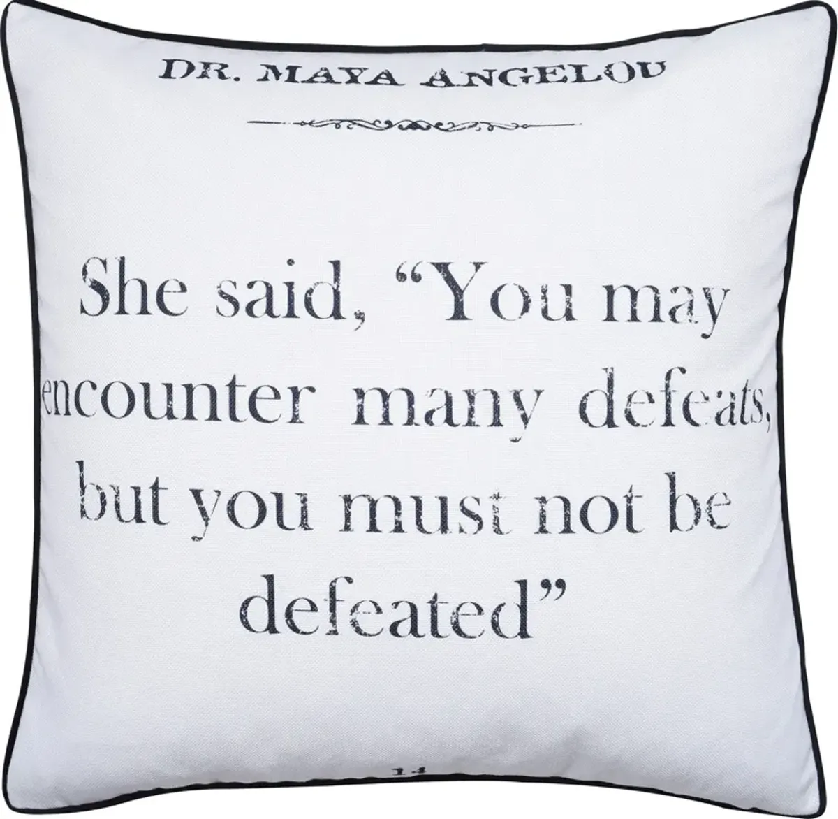 Dr. Maya Angelou Accent Pillow