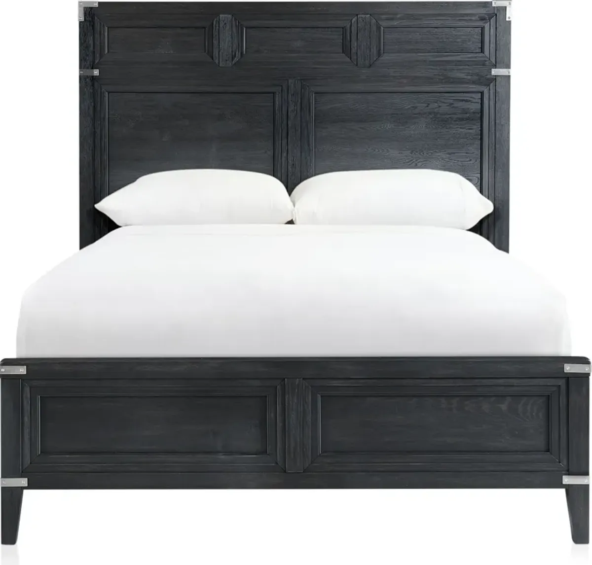 Madrid 5-Piece Queen Bedroom Set with Dresser and Mirror