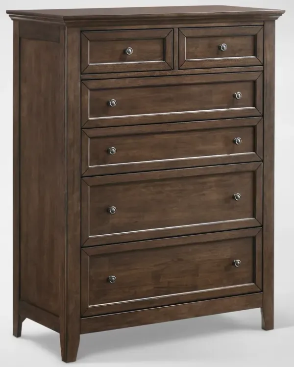 Lincoln Solid Wood Chest - Hickory