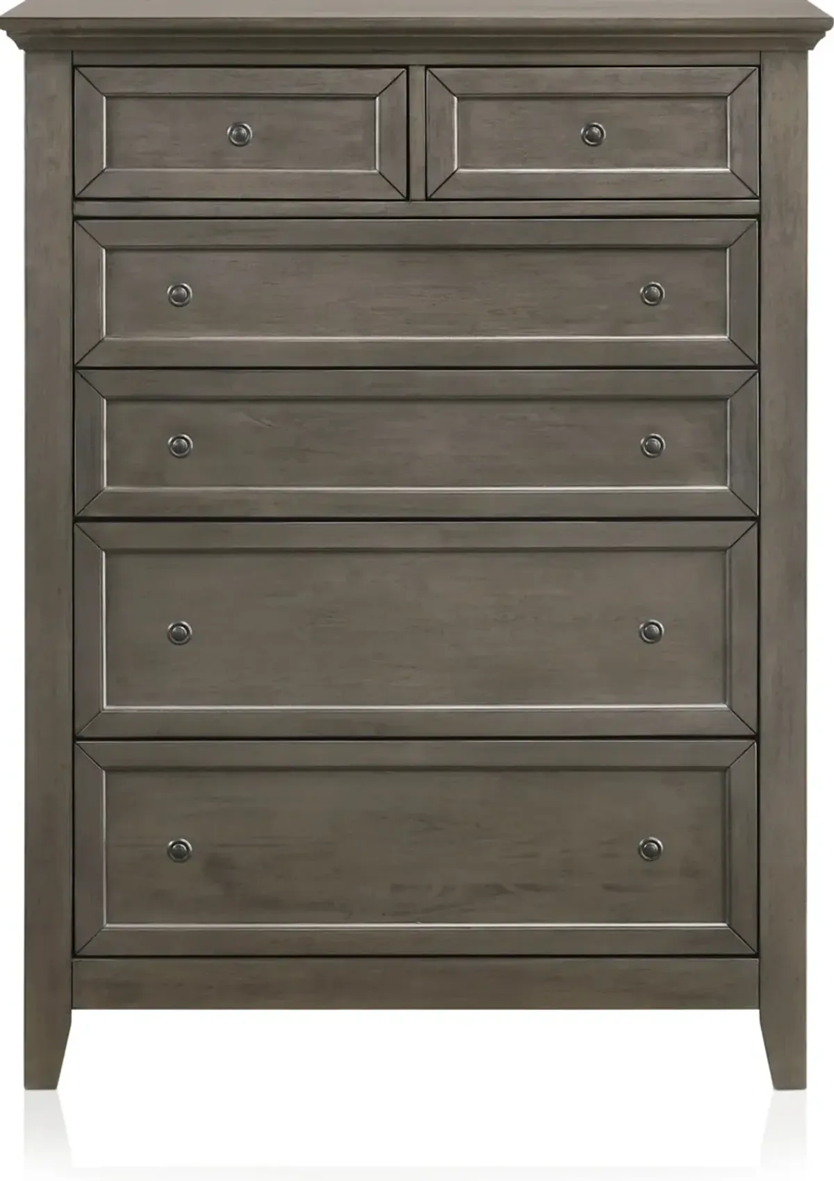 Lincoln Solid Wood Chest - Gray