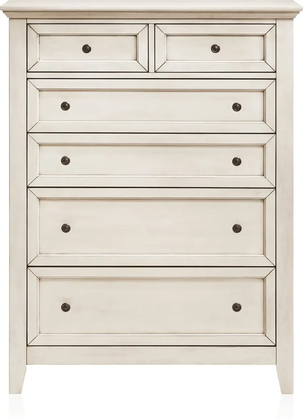 Lincoln Solid Wood Chest - White