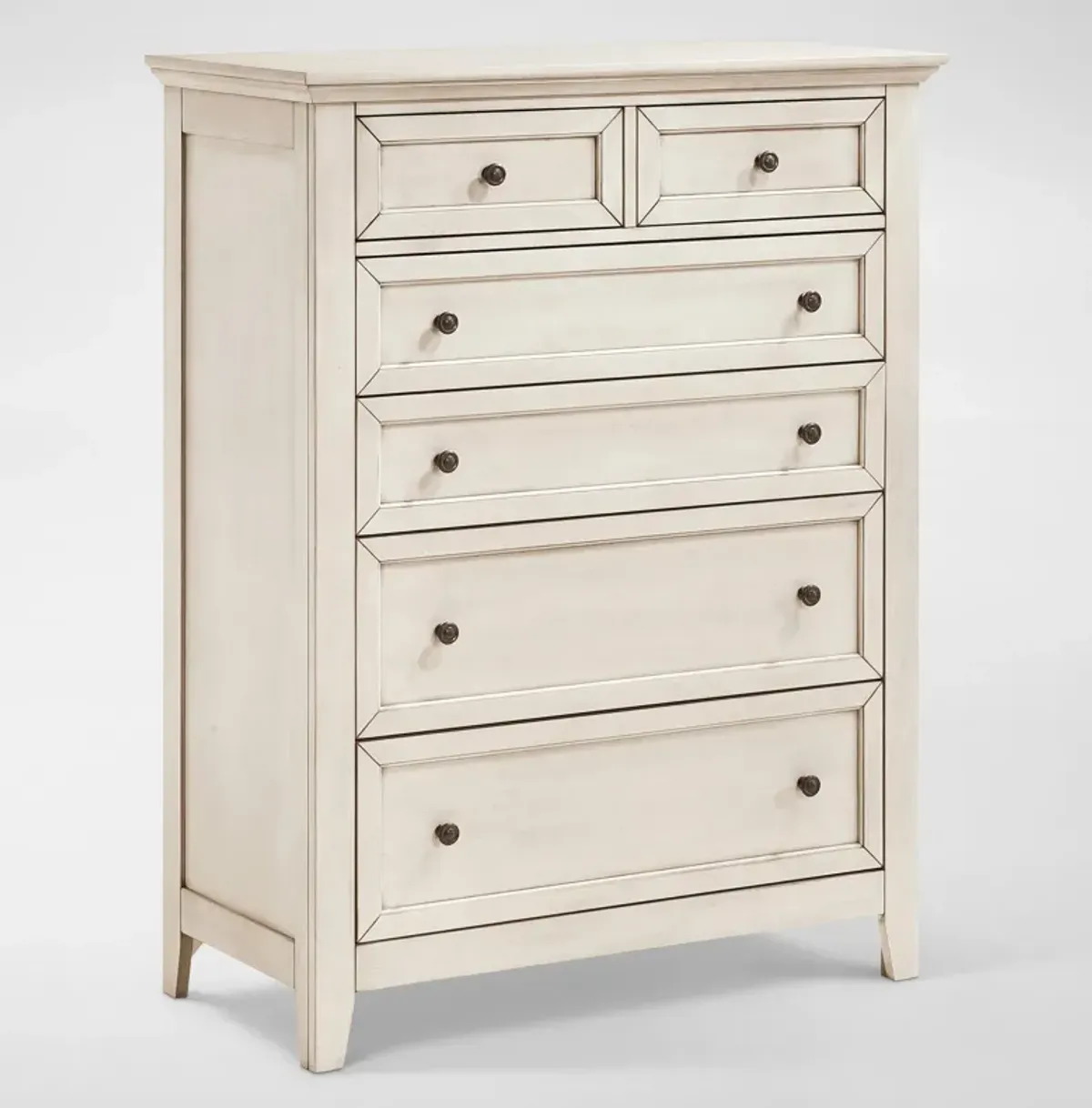 Lincoln Solid Wood Chest - White