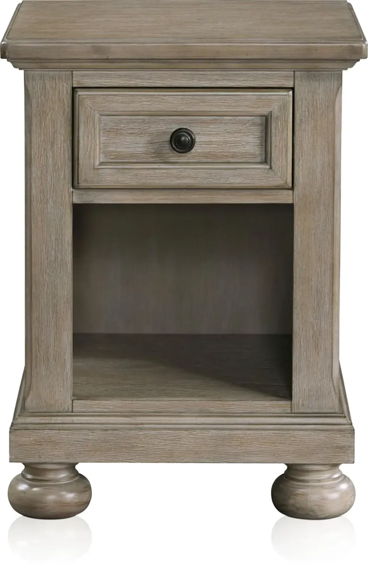 Hanover Youth Nightstand with USB Charging - Taupe