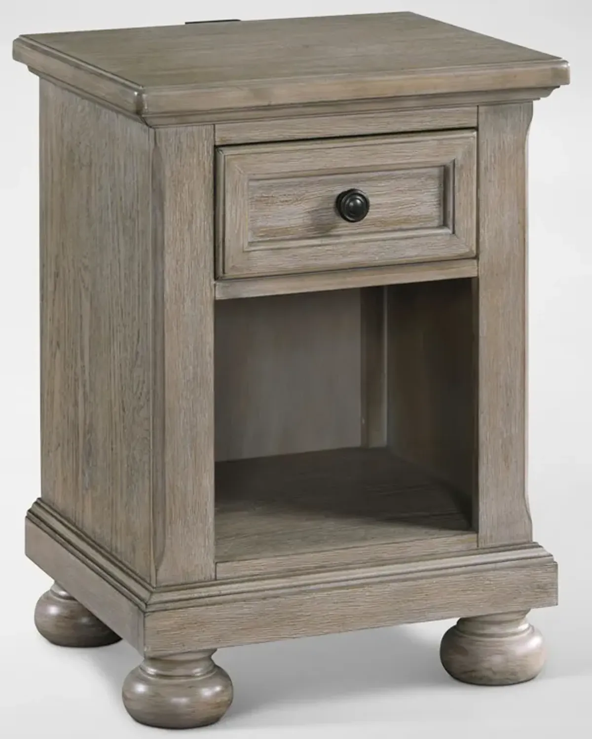 Hanover Youth Nightstand with USB Charging - Taupe