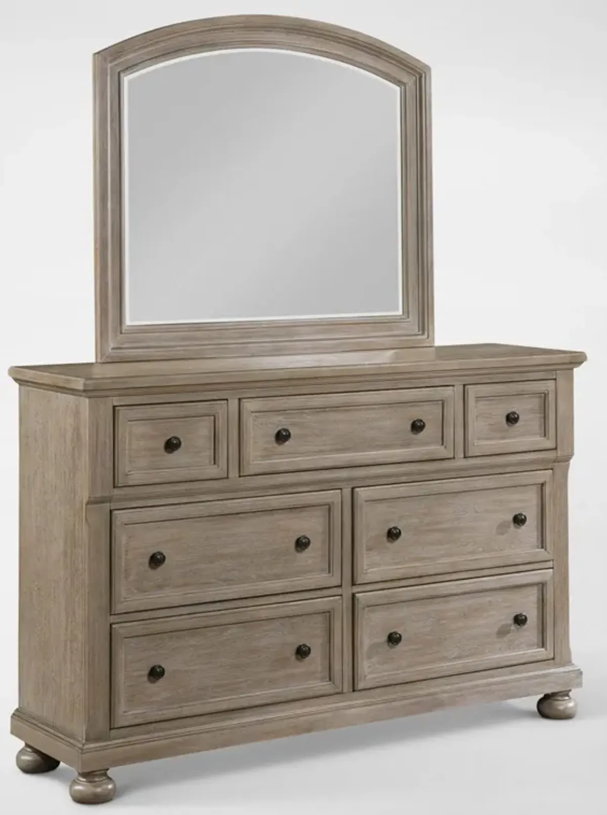 Hanover Dresser and Mirror - Taupe