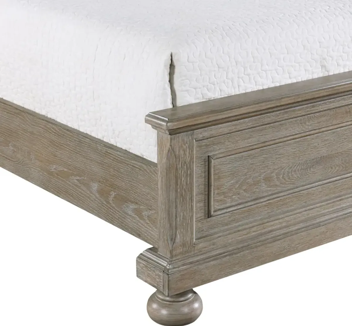 Hanover Youth Full Sleigh Bed - Taupe