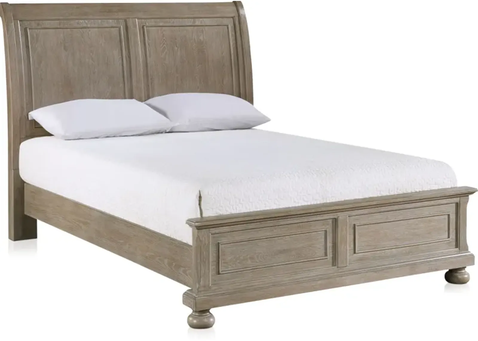 Hanover Youth Full Sleigh Bed - Taupe