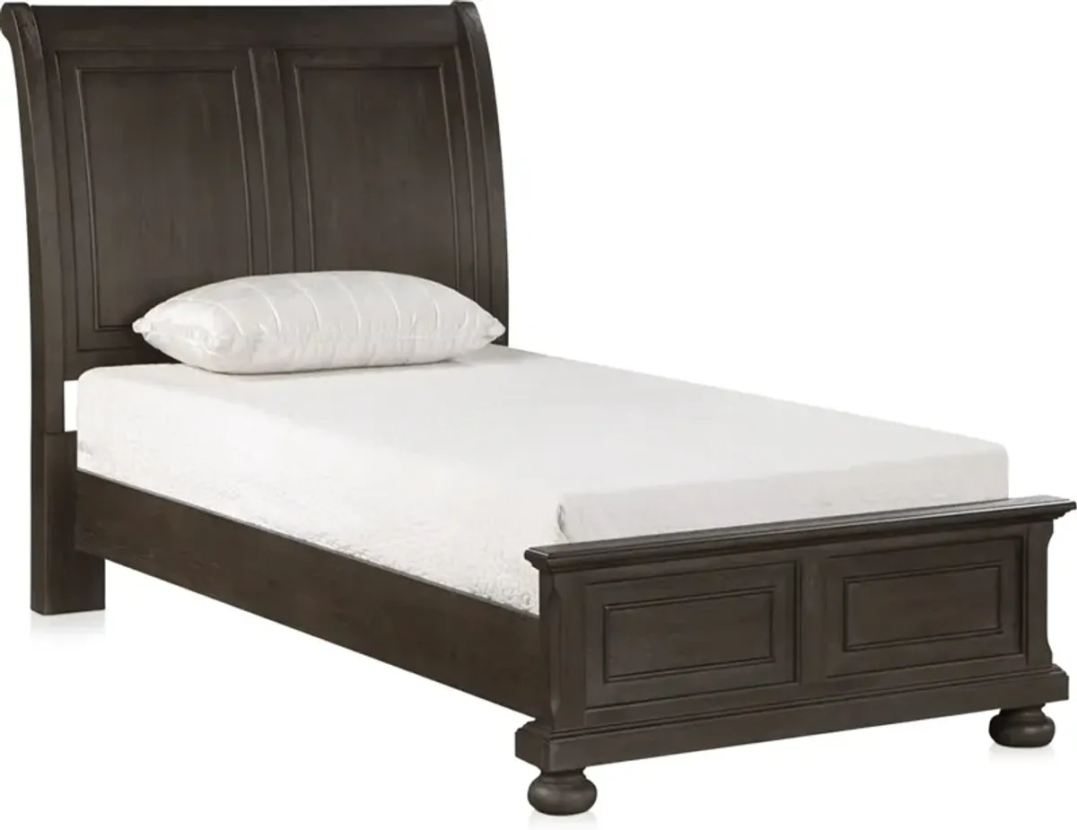 Hanover Youth Twin Sleigh Bed - Tobacco