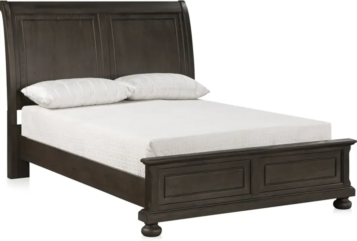 Hanover Youth Full Sleigh Bed - Tobacco