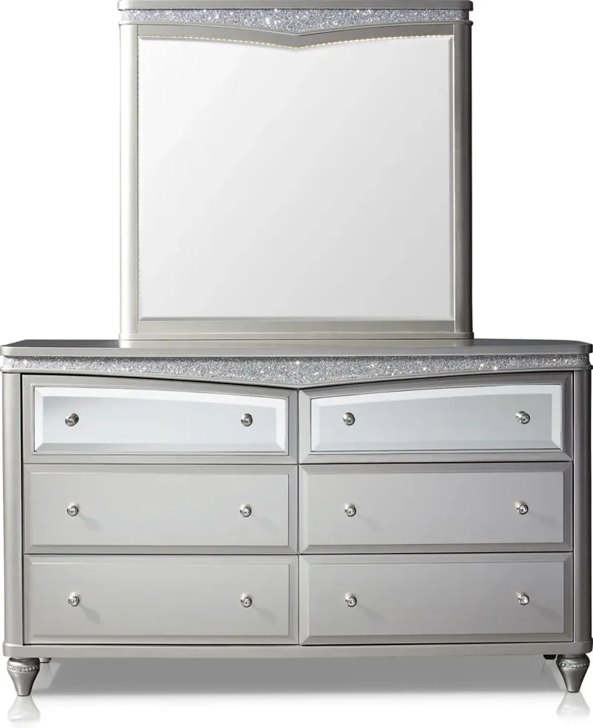 Posh Dresser and Mirror