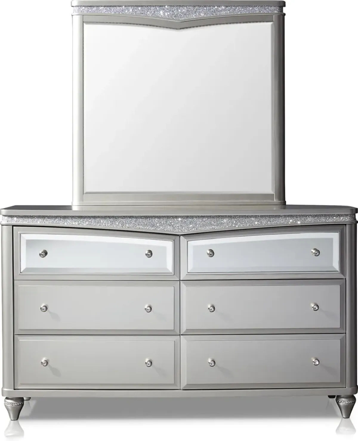 Posh Dresser and Mirror