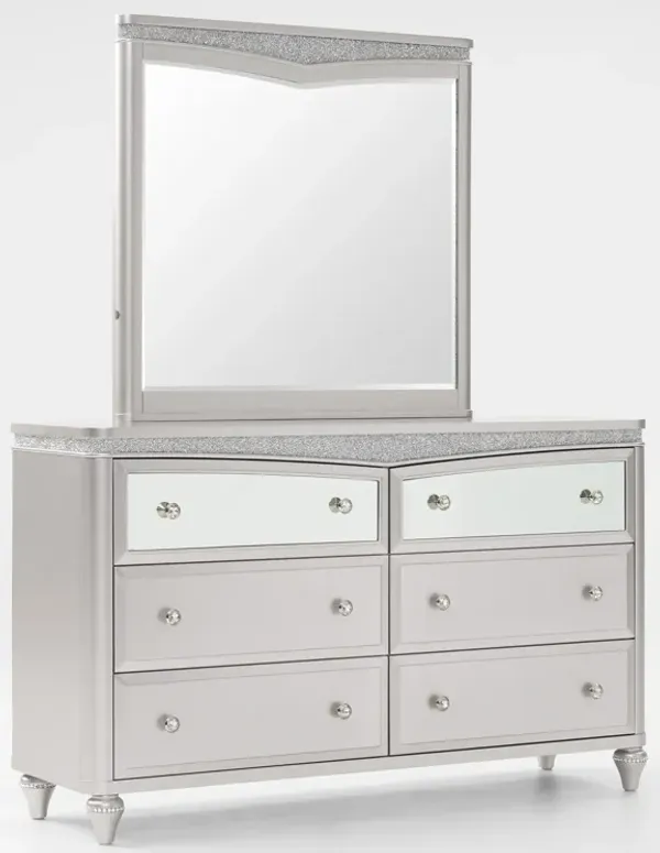 Posh Dresser and Mirror